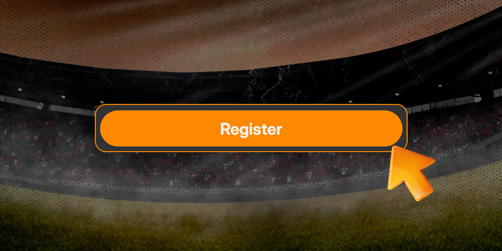 Complete your sign-up on the casino site.